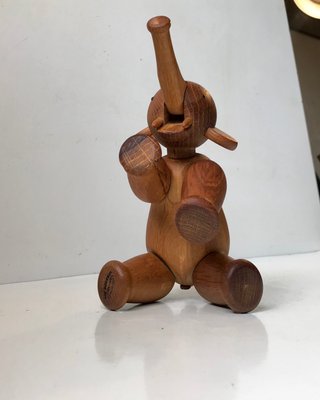 Oak Elephant by Kay Bojesen, 1950s-LCR-952199