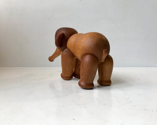 Oak Elephant by Kay Bojesen, 1950s-LCR-952199