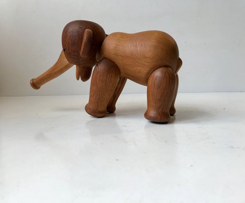 Oak Elephant by Kay Bojesen, 1950s-LCR-952199