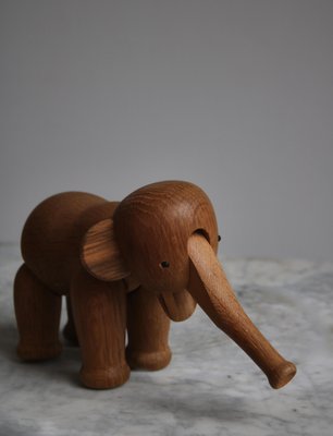 Oak Elephant Toy by Kay Bojesen, 1950s, Denmark-WRF-1342642