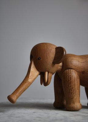 Oak Elephant Toy by Kay Bojesen, 1950s, Denmark-WRF-1342642