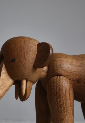 Oak Elephant Toy by Kay Bojesen, 1950s, Denmark-WRF-1342642