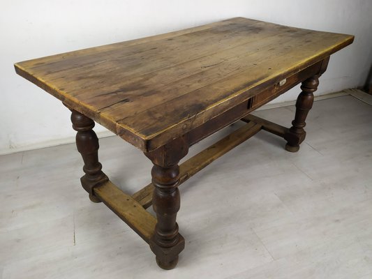 Oak Farm Table, 1950s-EAD-1417567