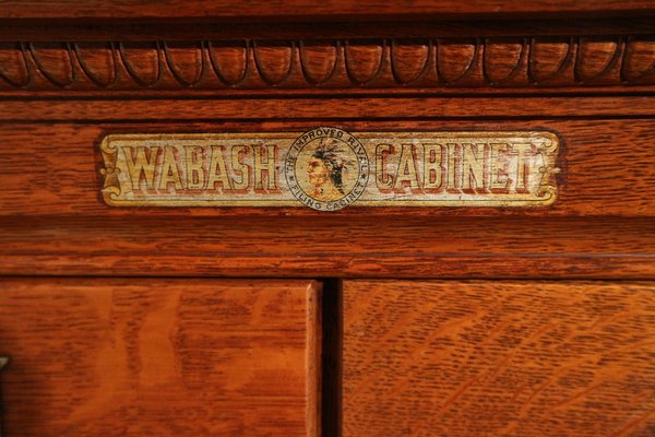 Oak Filing Cabinet from Wabash Cabinet Company, USA-CUP-1095638