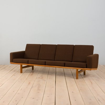 Oak GE236 4-Seater Sofa by Hans Wegner for Getama, Denmark, 1960s-UE-1395678