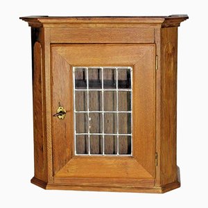 Oak Glazed Wall Cabinet-ESB-1376765