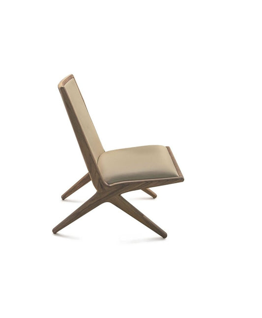 Oak Kaya Lounge Chair by LK Edition