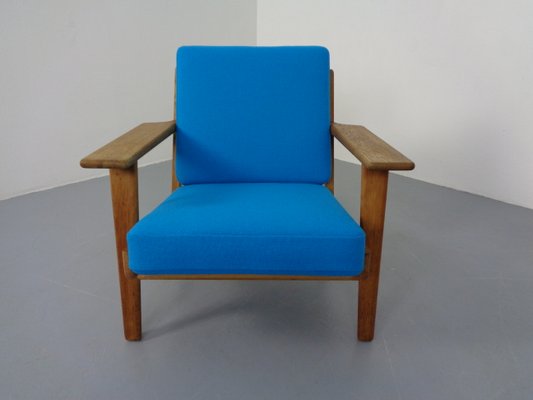 Oak & Kvadrat Hallingdal GE290 Armchair by Hans J. Wegner for Getama, 1960s-RDW-1350659