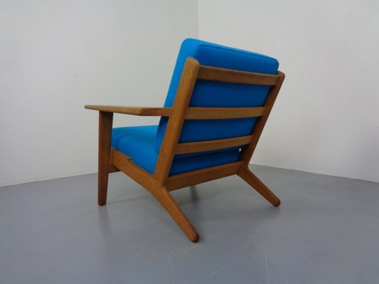 Oak & Kvadrat Hallingdal GE290 Armchair by Hans J. Wegner for Getama, 1960s-RDW-1350659