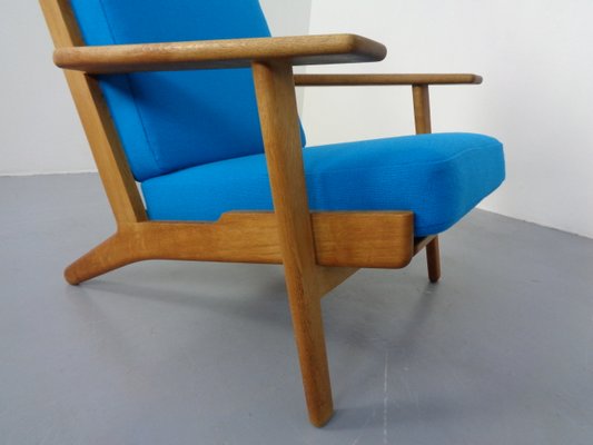 Oak & Kvadrat Hallingdal GE290H Armchair by Hans J. Wegner for Getama, 1960s-RDW-1350657