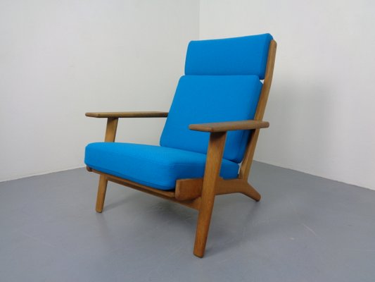 Oak & Kvadrat Hallingdal GE290H Armchair by Hans J. Wegner for Getama, 1960s-RDW-1350657