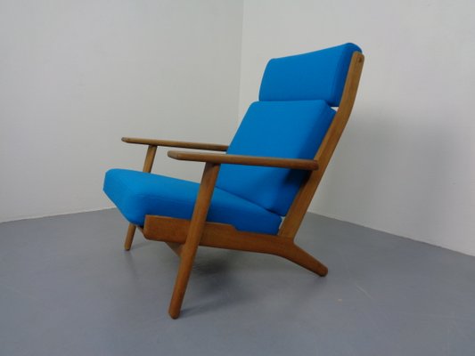 Oak & Kvadrat Hallingdal GE290H Armchair by Hans J. Wegner for Getama, 1960s-RDW-1350657