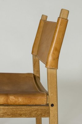 Oak & Leather Chair by Kurt Østervig for Sibast-NL-1185618