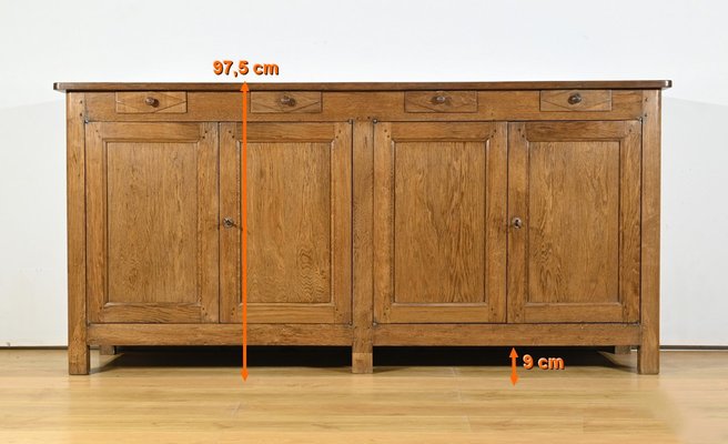 Oak Long Cabinet, Late 19th century-RVK-1783259