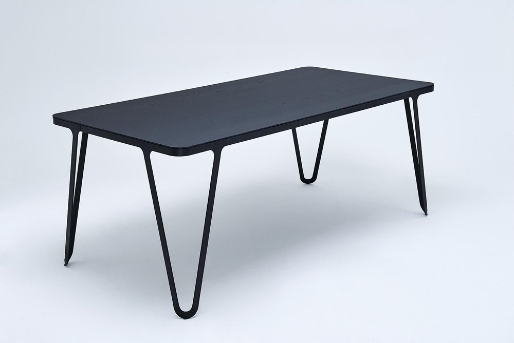 Oak Loop 240 Table by Sebastian Scherer