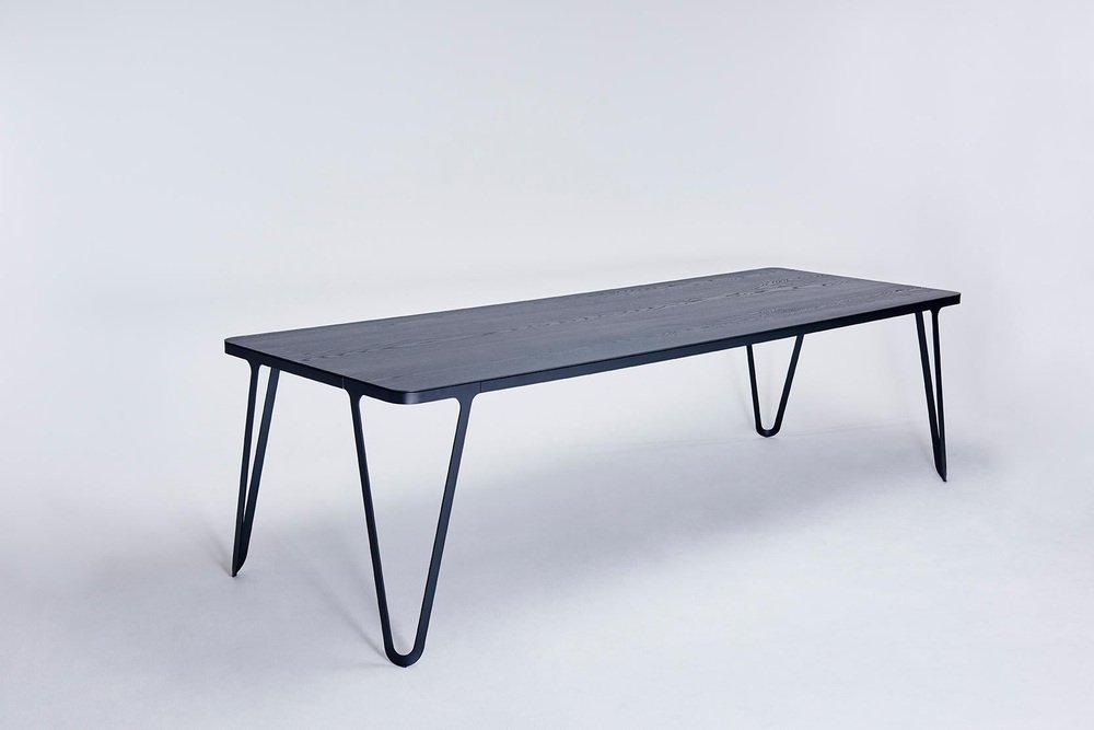 Oak Loop 240 Table by Sebastian Scherer