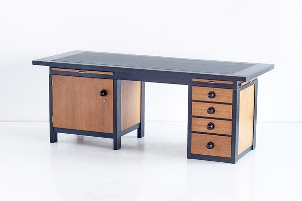 Oak, Macassar and Ebony Desk by Frits Spanjaard, 1932-FMT-605928