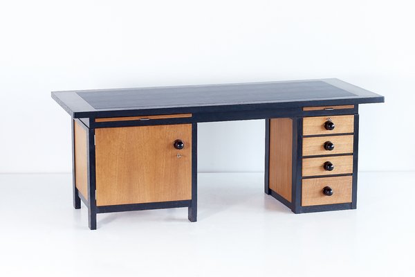 Oak, Macassar and Ebony Desk by Frits Spanjaard, 1932-FMT-605928