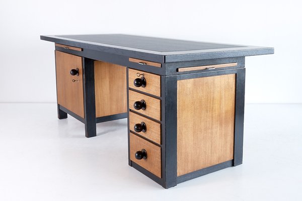 Oak, Macassar and Ebony Desk by Frits Spanjaard, 1932-FMT-605928