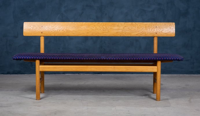 Oak Model 3171 Bench by Børge Mogensen for Fredericia Furniture Factory, 1950s-ZGQ-1087883