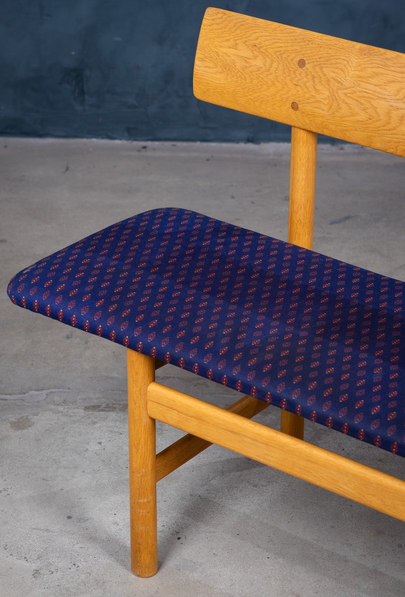 Oak Model 3171 Bench by Børge Mogensen for Fredericia Furniture Factory, 1950s