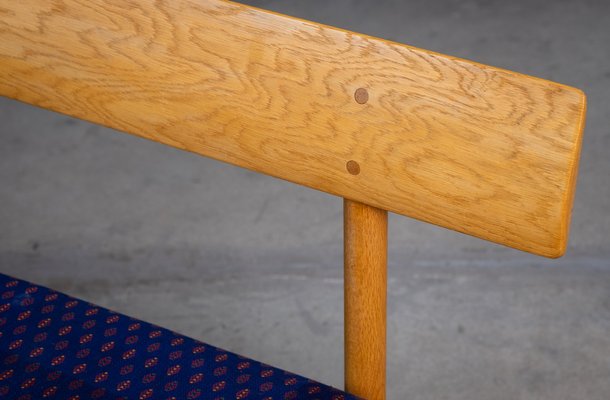 Oak Model 3171 Bench by Børge Mogensen for Fredericia Furniture Factory, 1950s-ZGQ-1087883