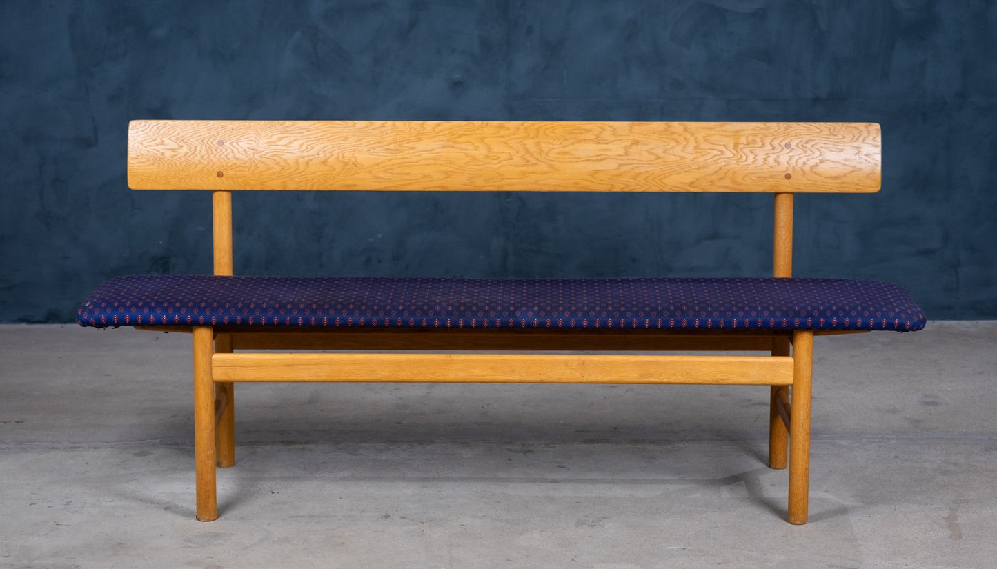 Oak Model 3171 Bench by Børge Mogensen for Fredericia Furniture Factory, 1950s