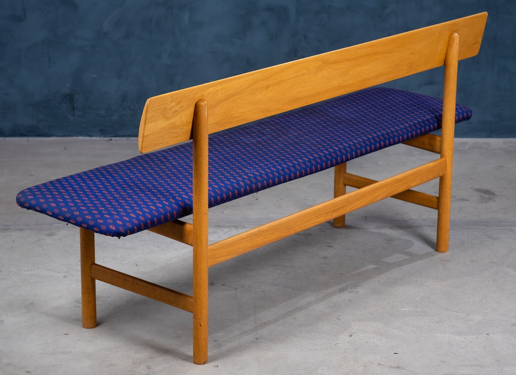 Oak Model 3171 Bench by Børge Mogensen for Fredericia Furniture Factory, 1950s