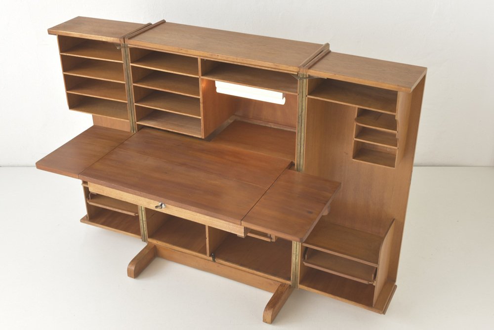 Oak No.4 Cabinet Office from Möbelfabrik August Stranghöner, Germany, 1950s