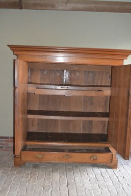 Oak Notary Cabinet, 1800s-GTG-1757352