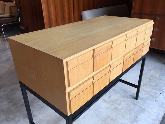 Oak Register Cabinet, 1960s-WSA-831426