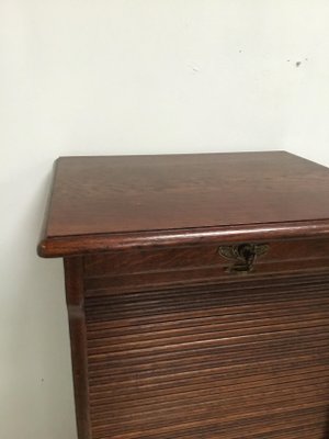 Oak Roller Cabinet, 1960s-SU-820117