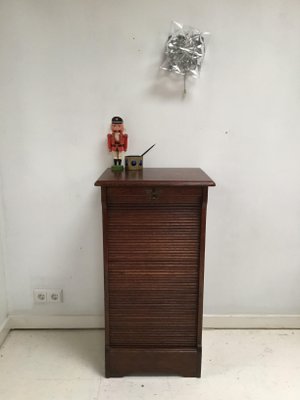 Oak Roller Cabinet, 1960s-SU-820117