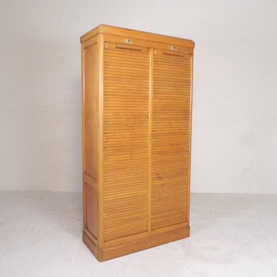 Oak Roller Shutter Box, 1930s-TL-2034808