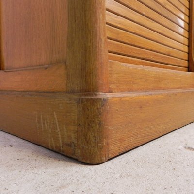 Oak Roller Shutter Box, 1930s-TL-2034808