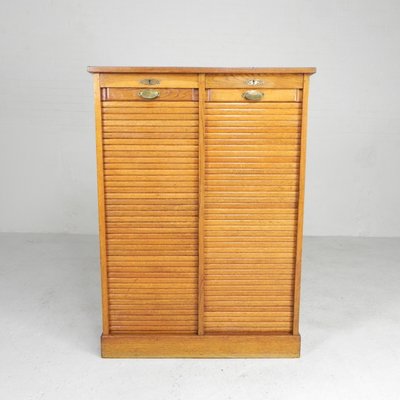 Oak Roller Shutter Box, 1950s-TL-2021232