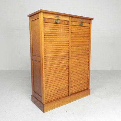 Oak Roller Shutter Box, 1950s-TL-2021232