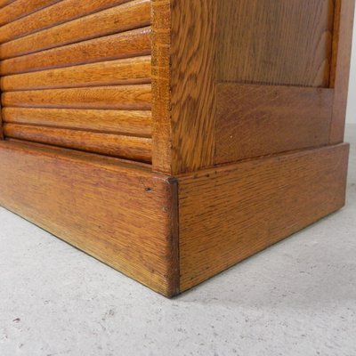 Oak Roller Shutter Box, 1950s-TL-2021232