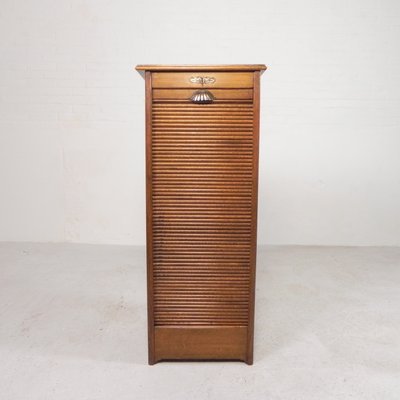 Oak Roller Shutter Box with 1 Shutter, 1930s-TL-2027061