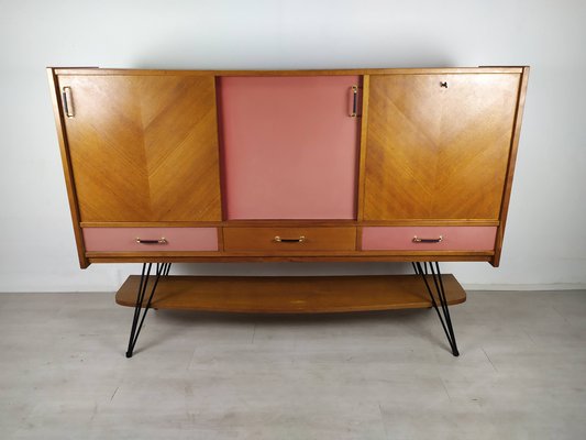 Oak Sideboard in the Style of Charles Ramos, 1950s-EAD-949146