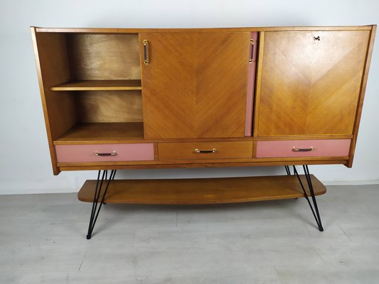 Oak Sideboard in the Style of Charles Ramos, 1950s-EAD-949146