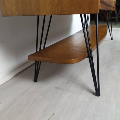 Oak Sideboard in the Style of Charles Ramos, 1950s-EAD-949146