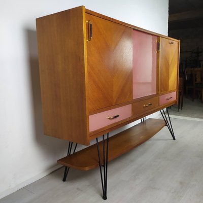 Oak Sideboard in the Style of Charles Ramos, 1950s-EAD-949146