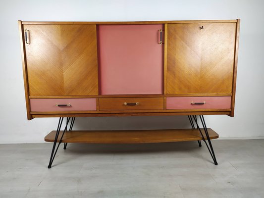 Oak Sideboard in the Style of Charles Ramos, 1950s-EAD-949146