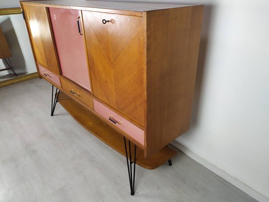 Oak Sideboard in the Style of Charles Ramos, 1950s-EAD-949146