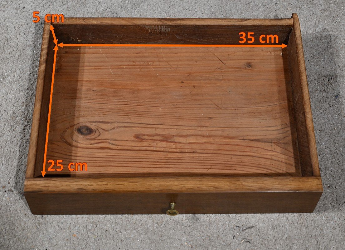 Oak Snack Table, Early 19th Century