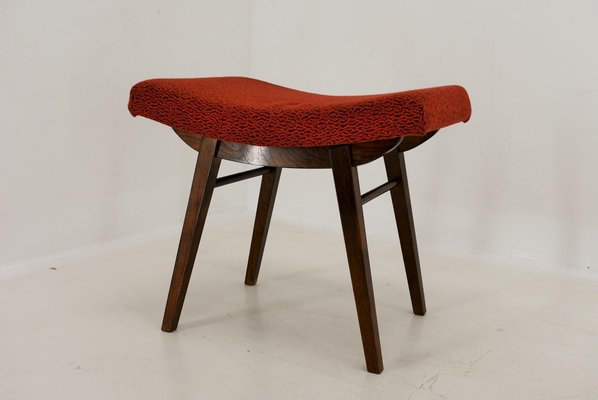 Oak Stool, Czechoslovakia, 1980s-TZ-1431449