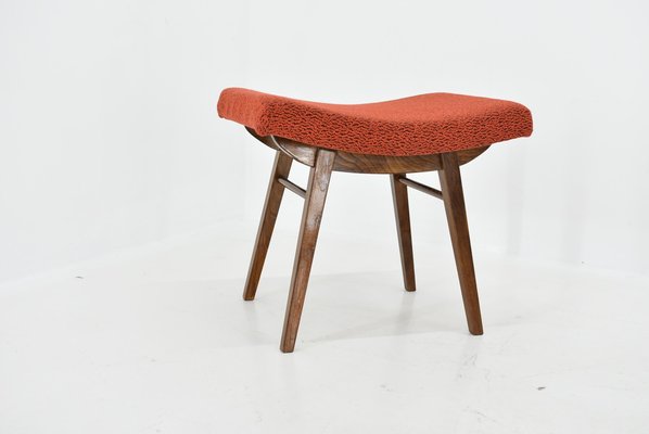 Oak Stool, Czechoslovakia, 1980s-TZ-1431449