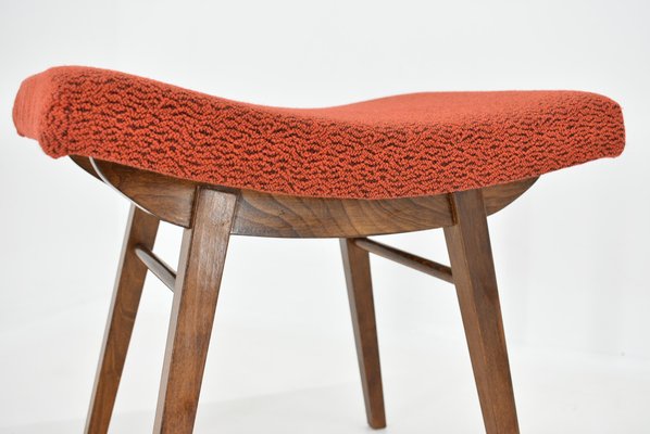 Oak Stool, Czechoslovakia, 1980s-TZ-1431449