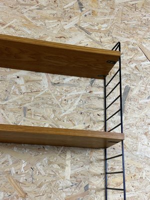 Oak String Shelf Module by Kajsa & Nils Nisse Strinning, Sweden, 1960s-EJL-1723985